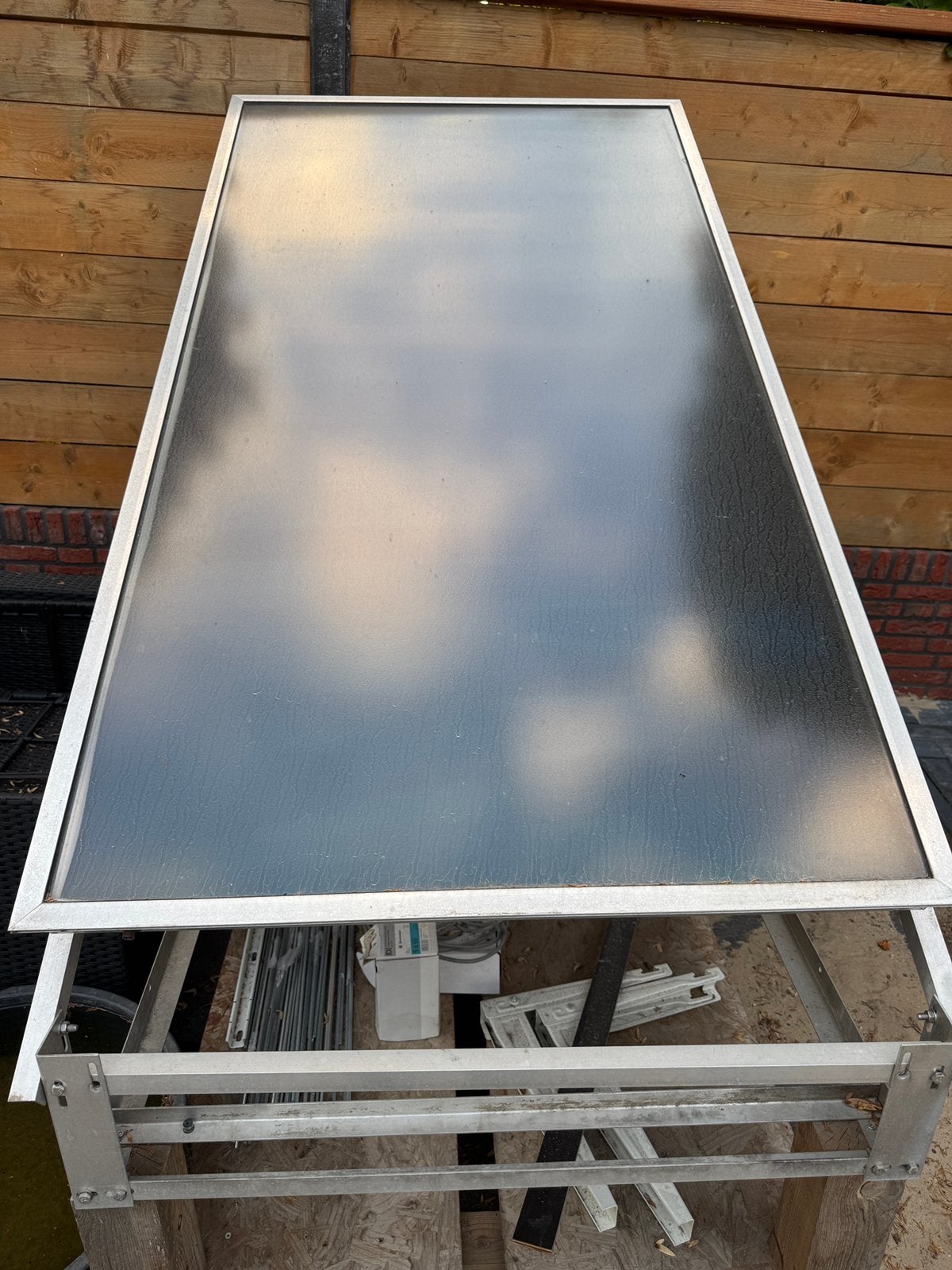 Nefit zonneboiler compleet met zonnecollector – €190, Ophalen of Verzenden, Zo goed als nieuw