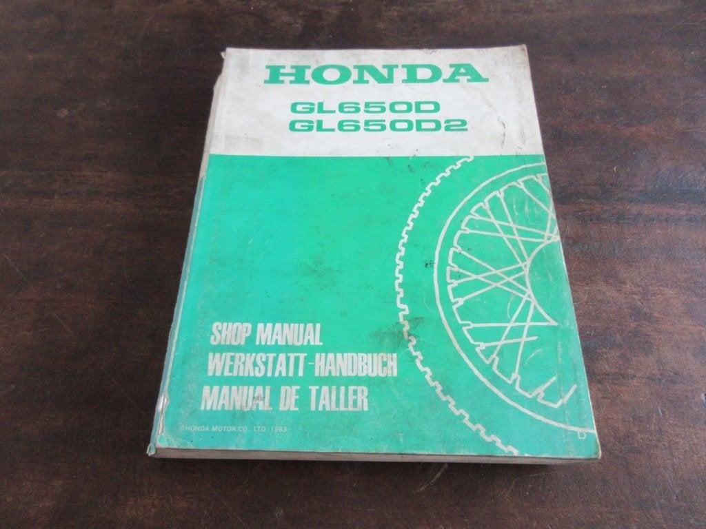 Honda GL650D GL650D2 werkplaatshandboek manual, Ophalen of Verzenden, Honda