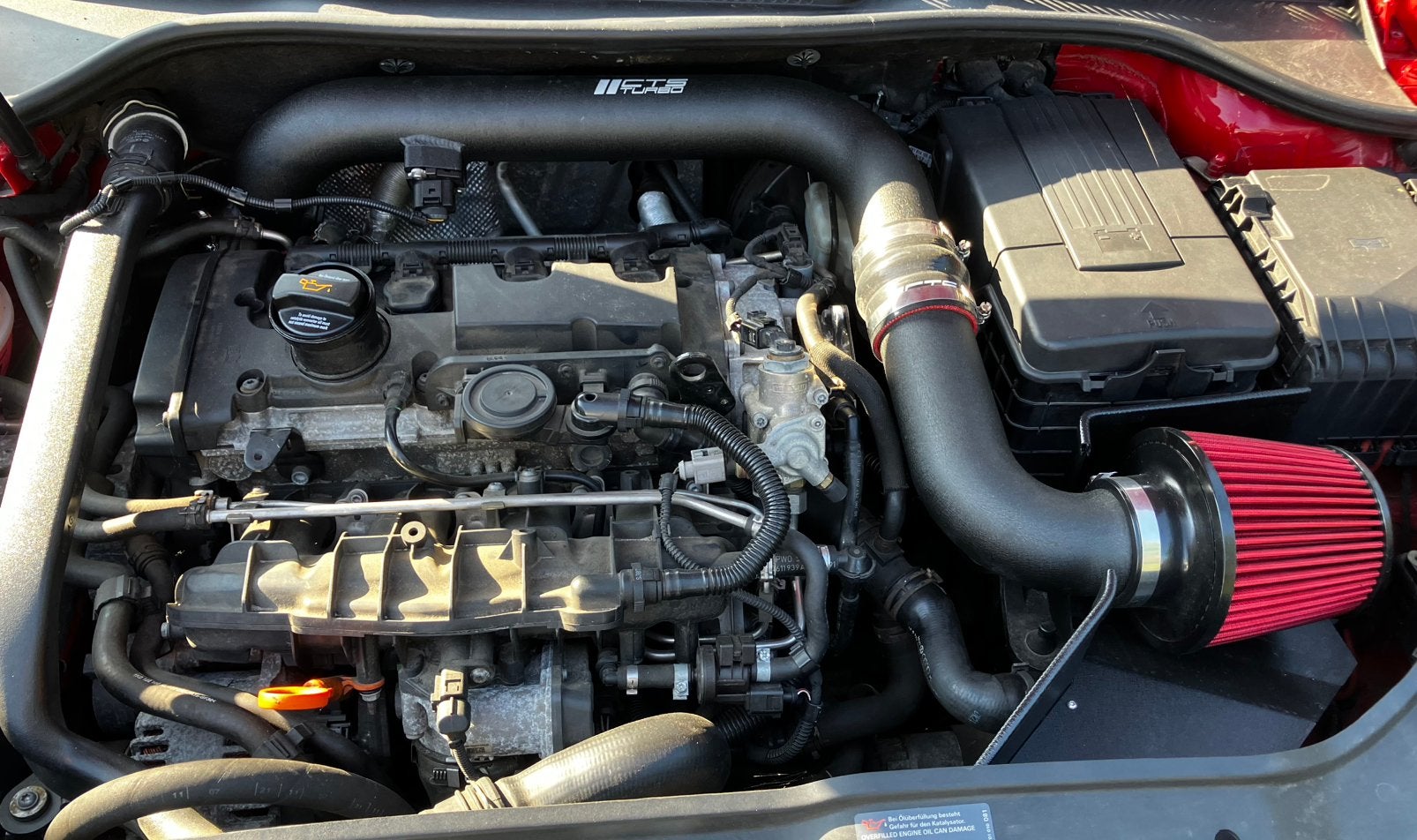 CTS sportluchtfilter Golf 5 6 GTI R Seat Cupra Audi S3, Auto-onderdelen, Ophalen, Gebruikt, Seat