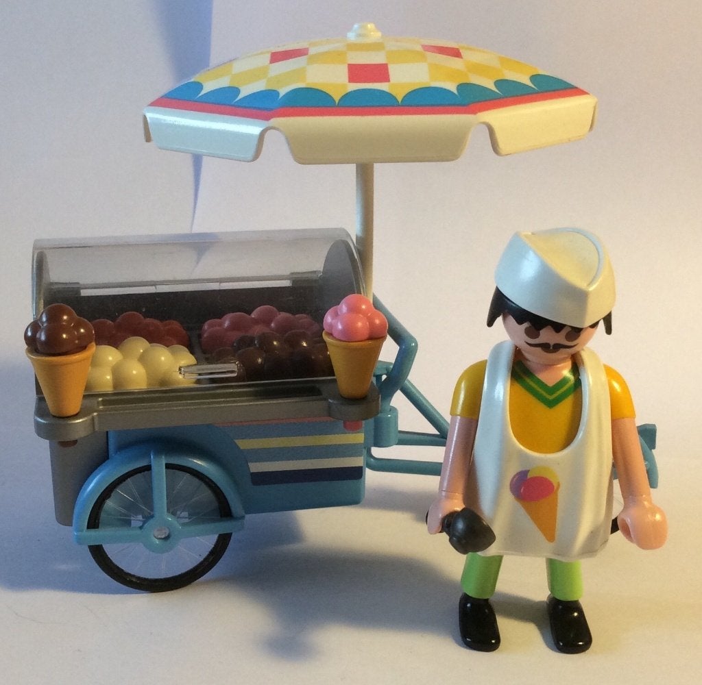 playmobil 7492 ijsco kar, Ophalen of Verzenden, Gebruikt, Complete set