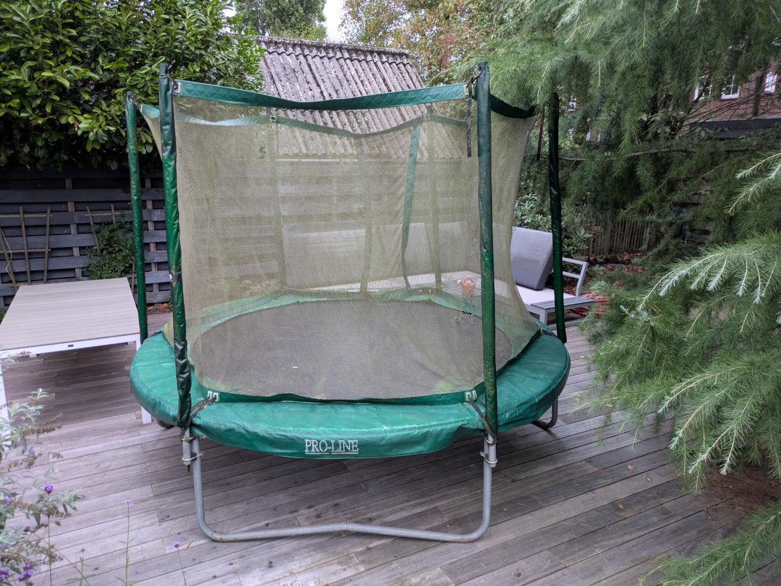 avyna proline trampoline 300cm, Ophalen, Gebruikt