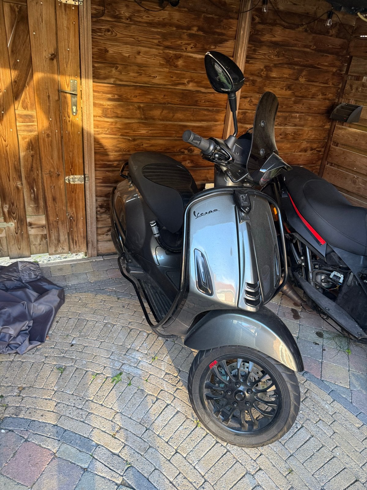 Vespa Sprint Custom Porsche Agaatgrijs - Unieke uitvoering, Ophalen, Gebruikt, Overige modellen, Maximaal 45 km/u