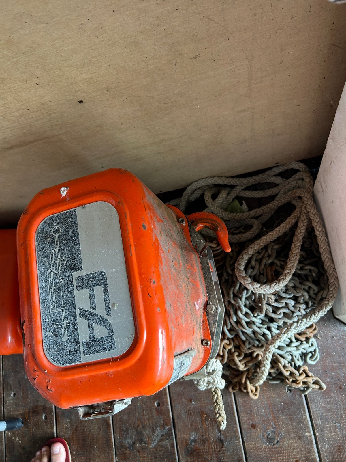 1000kg FA Takel - Robuuste Elektrische Takel, Doe-het-zelf en Verbouw, Lieren en Takels, Ophalen of Verzenden, Gebruikt, Elektrisch