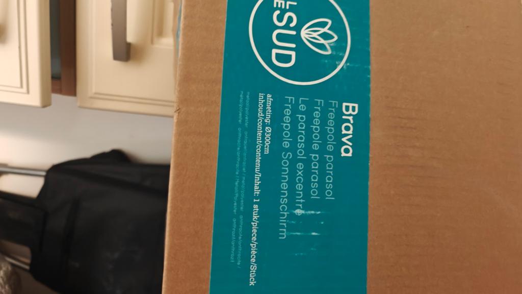 ESUD Brava Zweefparasol Ø300cm - Nieuw in doos, Ophalen of Verzenden, Nieuw