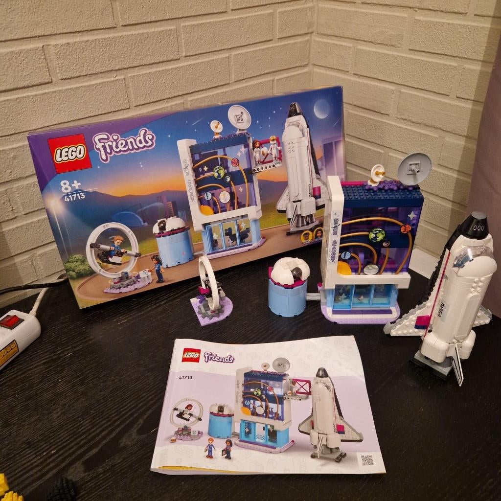 LEGO Friends 41713 - Olivia's ruimte-opleiding, Ophalen of Verzenden, Gebruikt, Complete set, Lego
