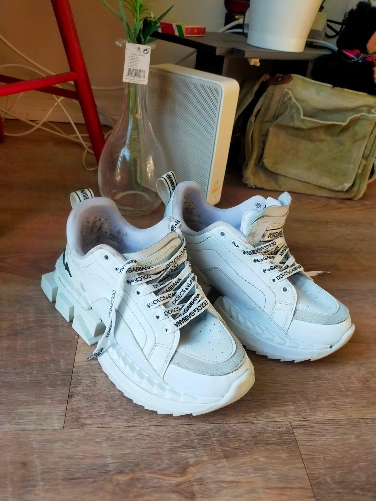 Dolce & Gabbana "Super King" sneaker Maat 40, Dolce & Gabbana, Wit, Ophalen of Verzenden, Sneakers of Gympen