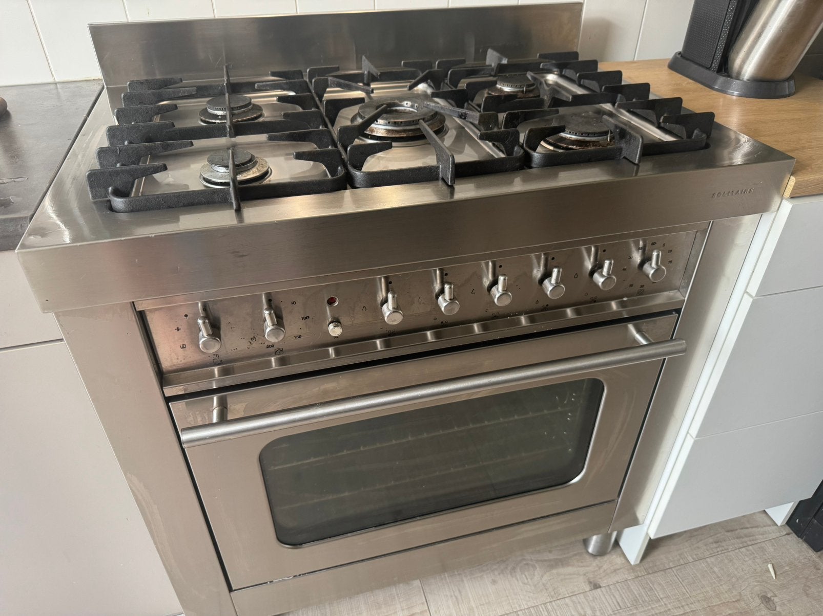 Gasfornuis Bosch Solitiare, Ophalen, Gebruikt, 60 cm of meer, Gas
