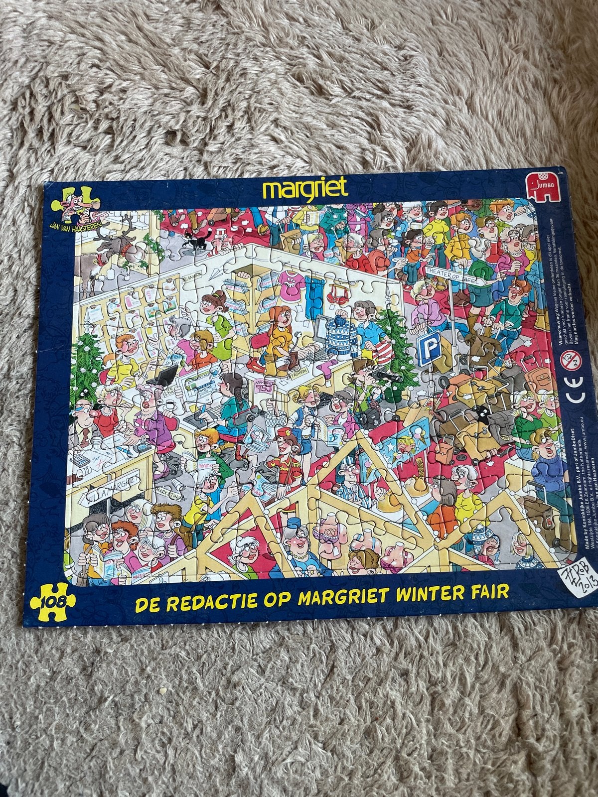 Jumbo Margriet Winter Fair Puzzel 108 stukjes, Ophalen, Minder dan 500 stukjes, Gebruikt, Legpuzzel