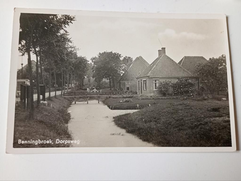 Benningbroek Dorpsweg, Ophalen of Verzenden, 1940 tot 1960, Gelopen, Noord-Holland