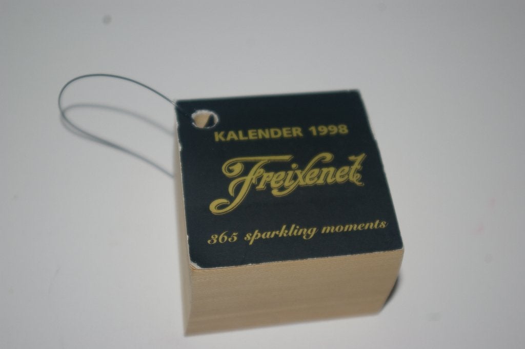 Kalenderblokje uit 1998   Freixenet Nieuw, Ophalen of Verzenden, Nieuw