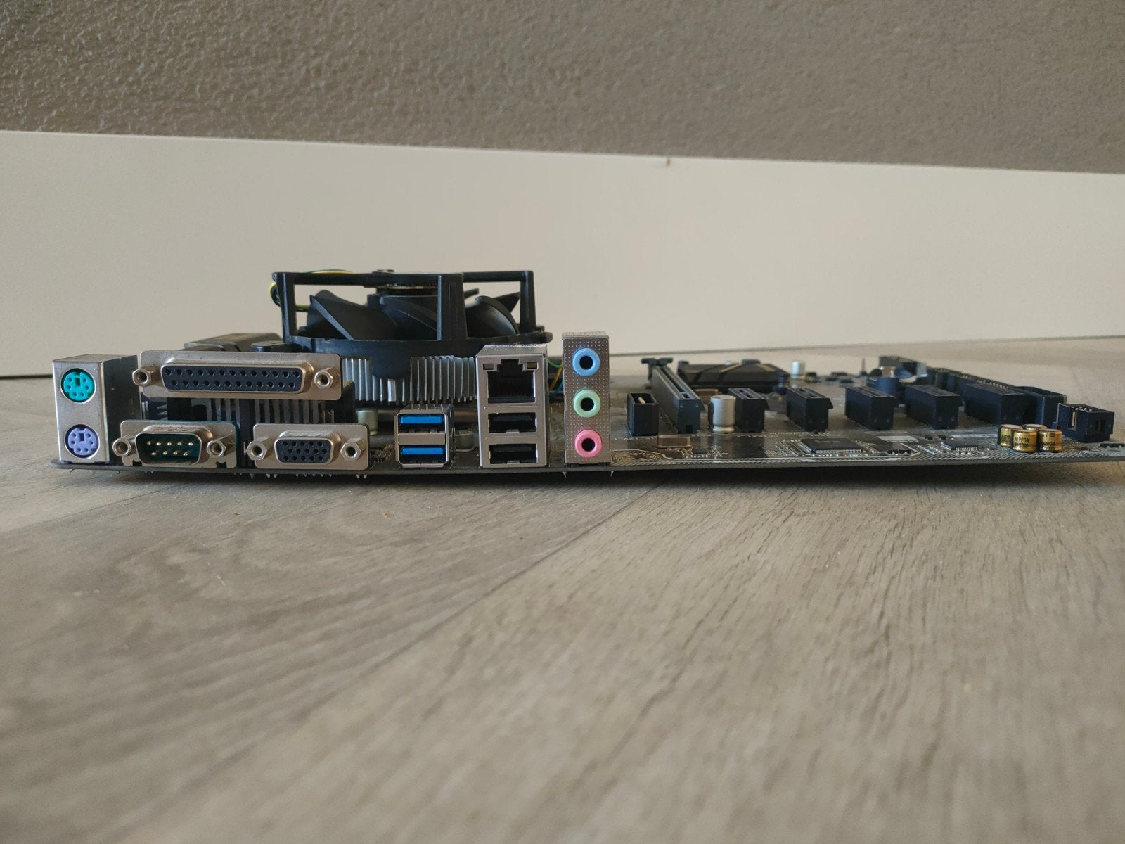 Moederbord met i7-6700 en 500GB HDD, Gebruikt, LGA 1151, DDR4, Ophalen of Verzenden