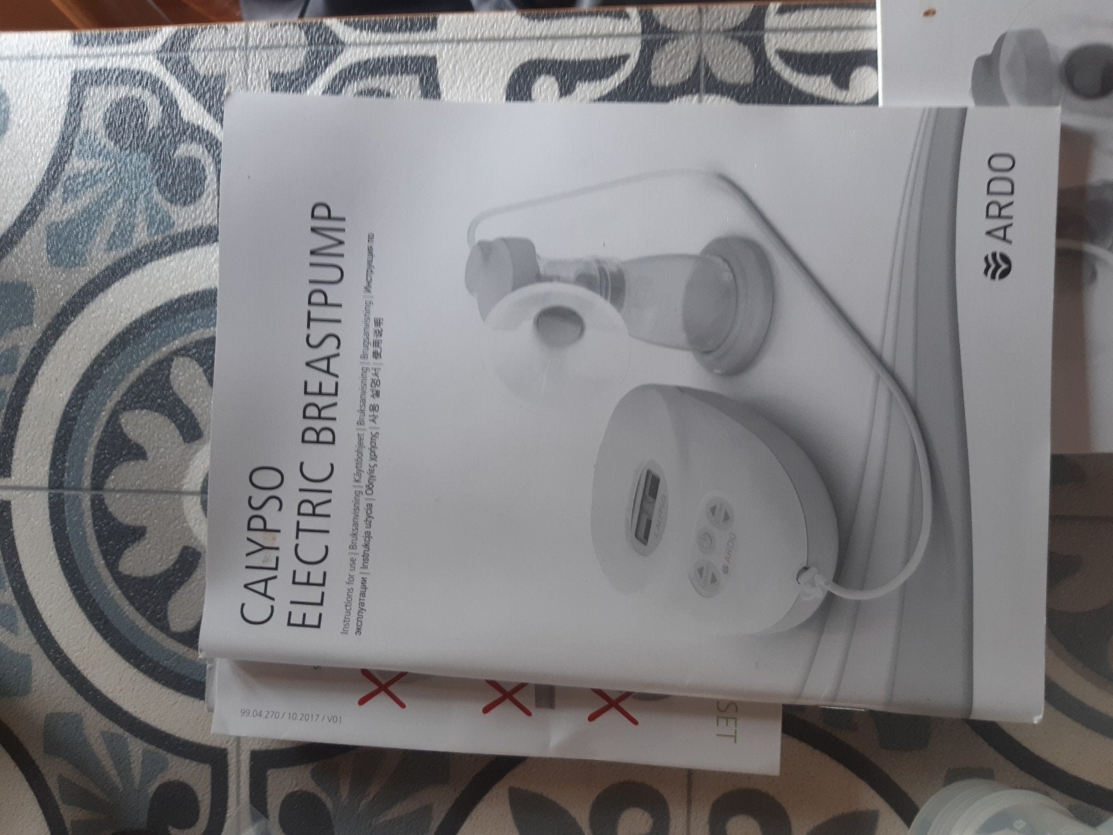 Ardo Calypso elektrische borstkolf met accessoires, Ophalen, Gebruikt