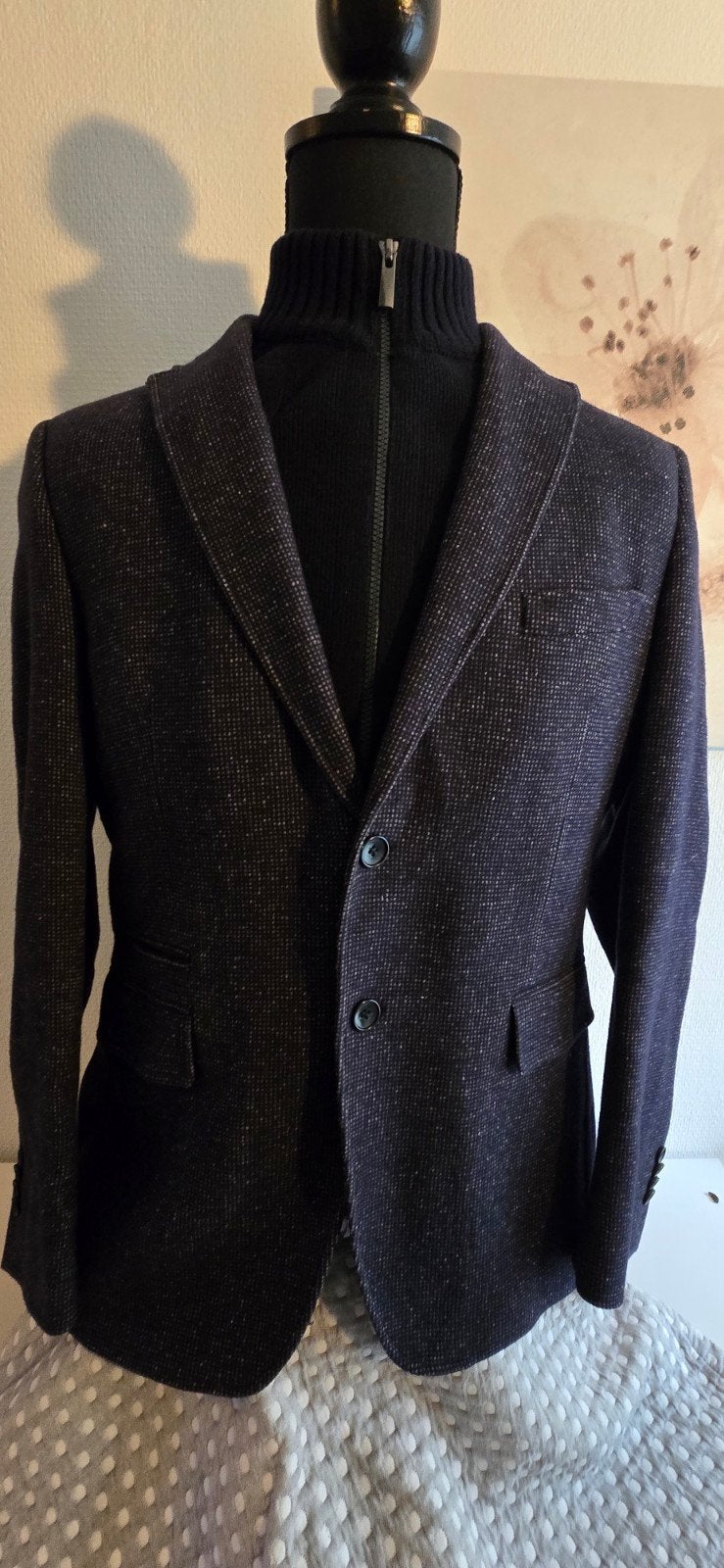 Boggi Milano heren blazer zgan, Kleding | Heren, Ophalen of Verzenden, Zo goed als nieuw, Maat 52/54 (L), Blauw