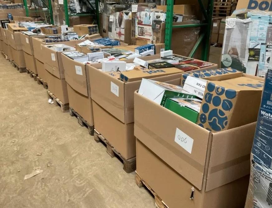 grote Partijen groothandel mix pallet Webshop Retouren €6/kg, Ophalen, Nieuw