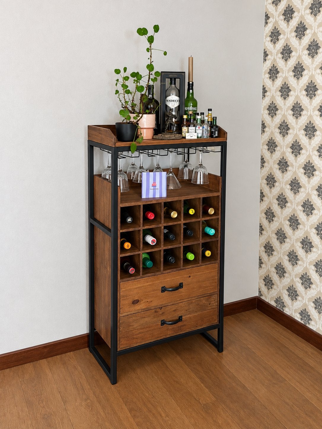 Drankenkast, Ophalen, Zo goed als nieuw, Hout