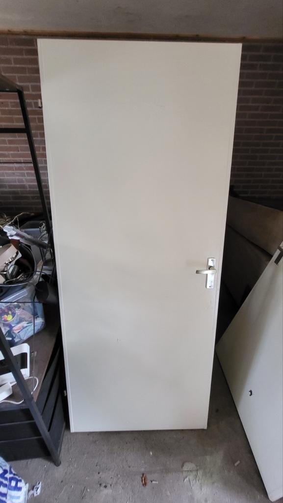 5 opdekdeuren, Doe-het-zelf en Verbouw, Deuren en Horren, Gebruikt, 80 tot 100 cm, Binnendeur, 200 tot 215 cm
