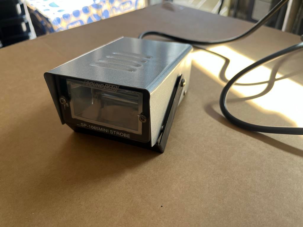 Soundlab mini stroboscoop lamp, Ophalen, Gebruikt, Licht, Stroboscoopeffect