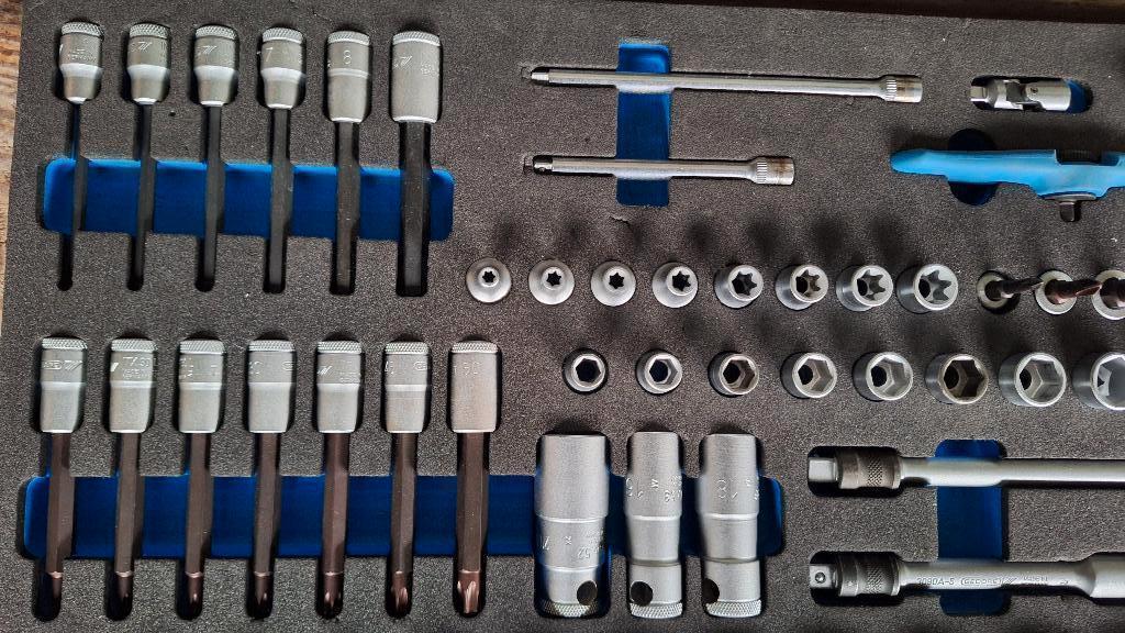 Gedore 2005 CT4-U-20 dopsleutel-set 1/4 - 3/8 - 1/2" Nieuw., ., Nieuw, Ophalen of Verzenden, .