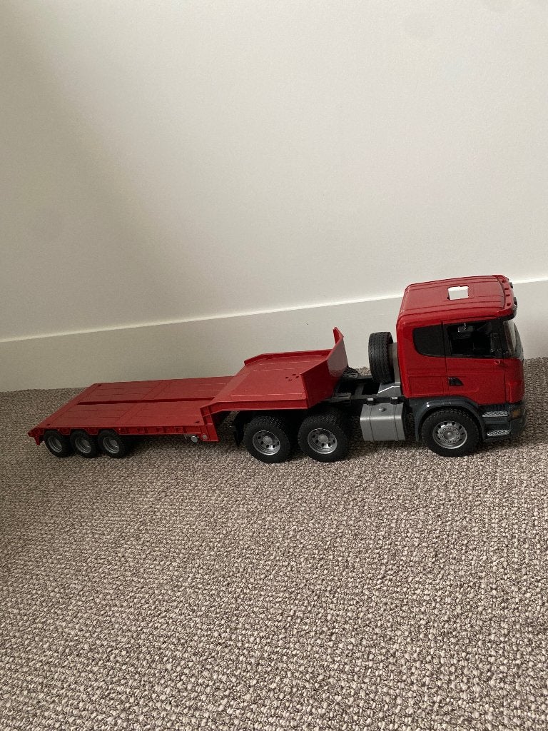 Bruder vrachtwagen, Ophalen, Gebruikt
