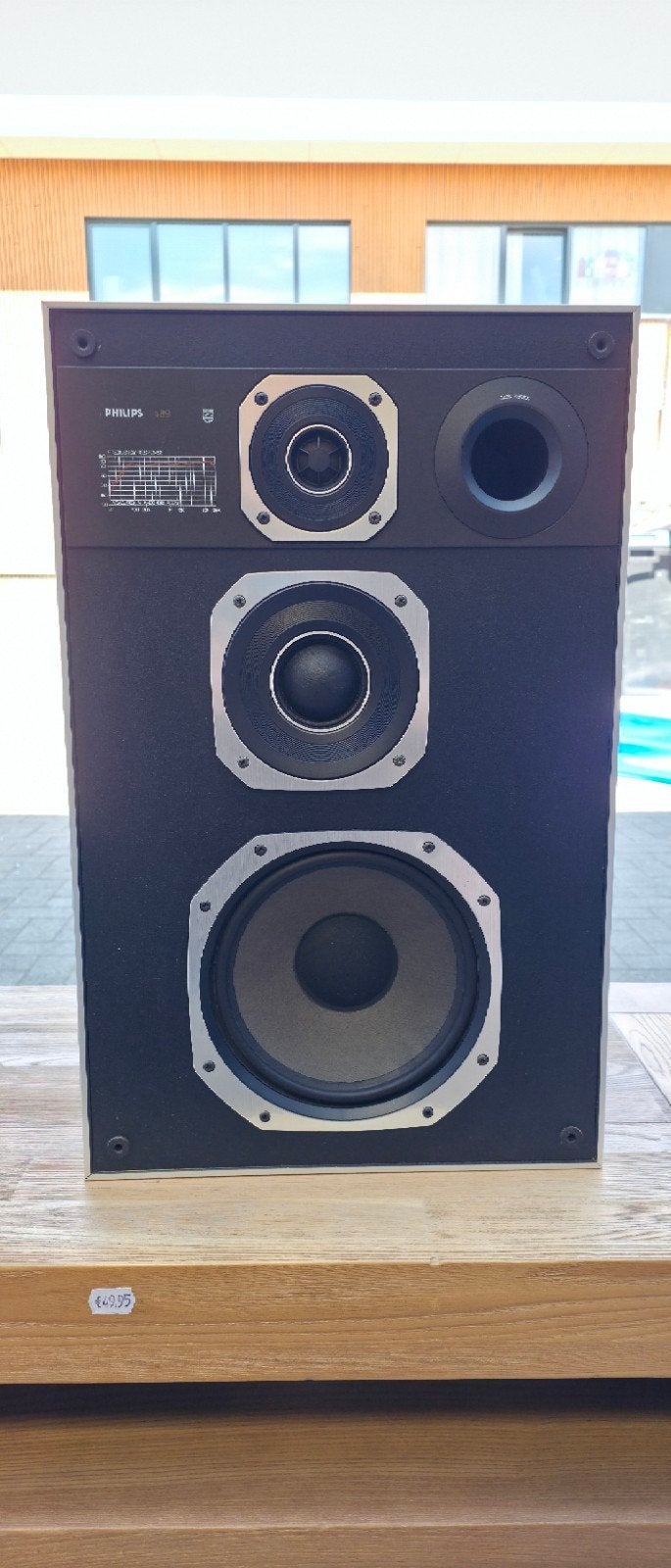 Philips 22AH489/00R Speakerset - Vintage Geluid, Ophalen, Stereo speakers, Philips, Gebruikt