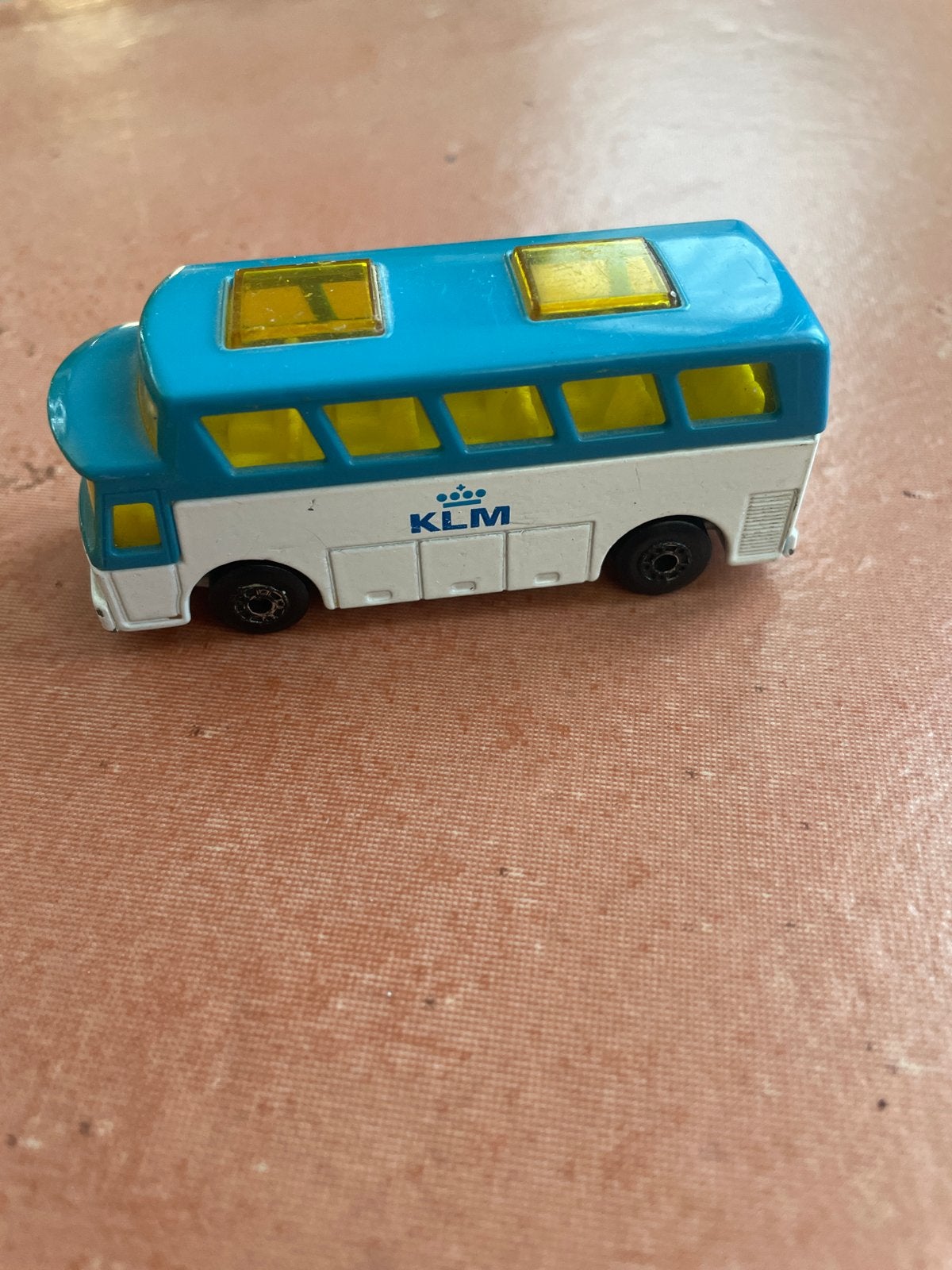 Matchbox KLM Airport Coach 1977 - Vintage Speelgoedbus, Ophalen of Verzenden, Gebruikt