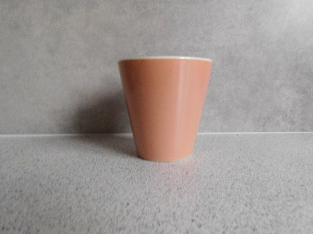 Mok 150 ml. Zalm Roze La Louvière Boch Belgium, Antiek en Kunst, Ophalen of Verzenden