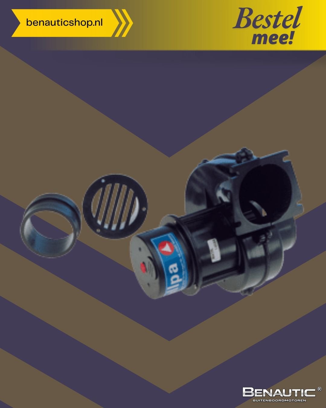 Accessoire Allpa 001212 afzuigventilator voor motorruimtes O, -, -, Nieuw, Ophalen of Verzenden
