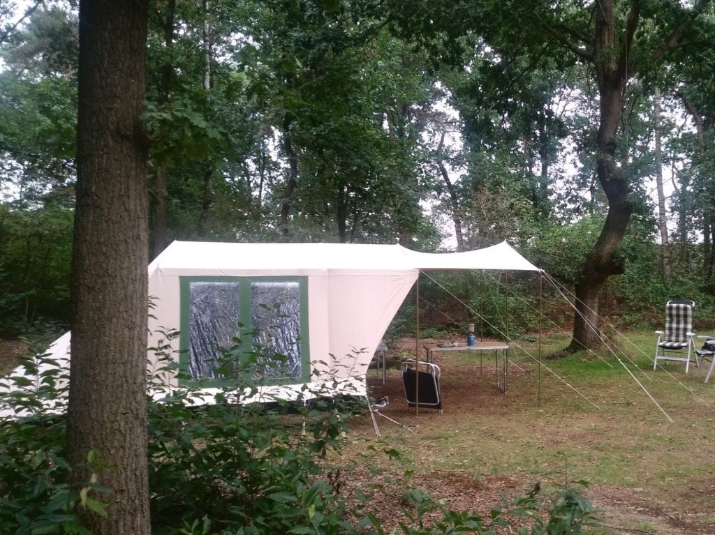 ESVO Chalet 6 – Luxe 6-persoons Katoenen Tent + Extra Luifel, Caravans en Kamperen, Ophalen, Gebruikt, Tot en met 6