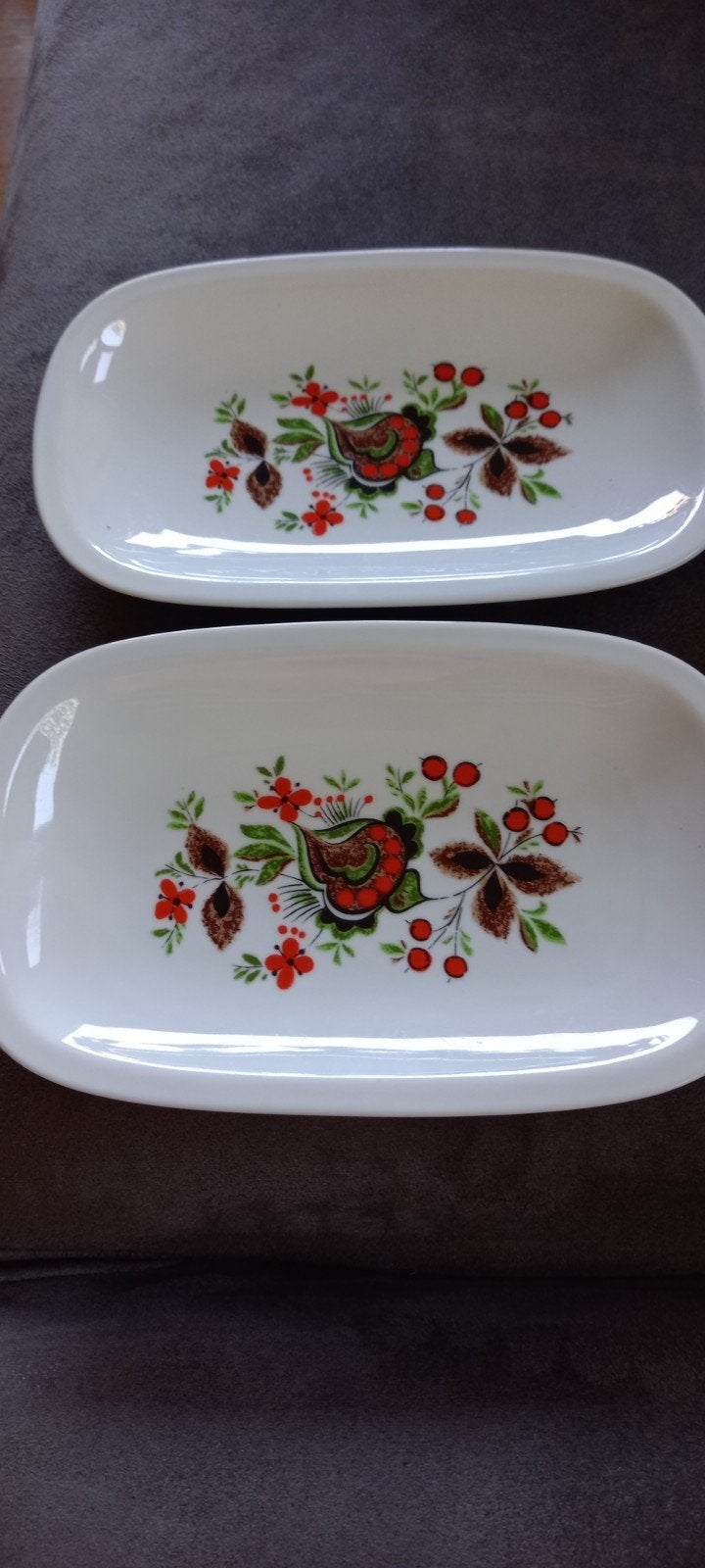 2x Arzberg Bavaria schaaltjes met bloemmotief, Ophalen of Verzenden