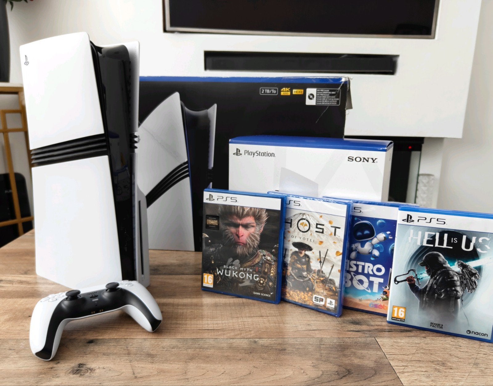 PS5 Pro 2TB met Diskdrive + 4 Games + Garantie, Spelcomputers en Games, Games | Sony PlayStation 5, Ophalen of Verzenden