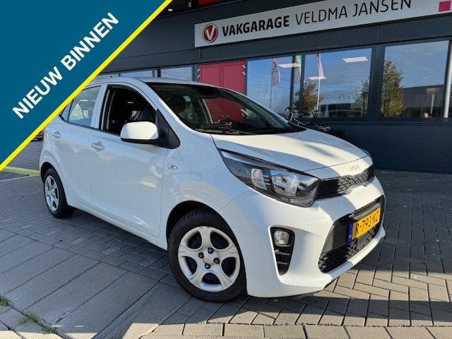 Kia Picanto 1.0 DPi COMFORTLINE 5-DRS. +APPLE CARPLAY 1e EIG, Voorwielaandrijving, Stof, Gebruikt, Start-stop-systeem