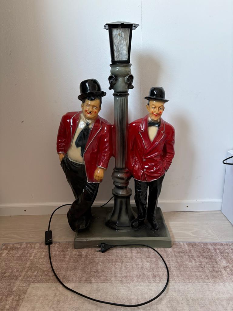 Laurel & Hardy Vloerlamp - Hollywood Filmiconen, Ophalen of Verzenden, Zo goed als nieuw
