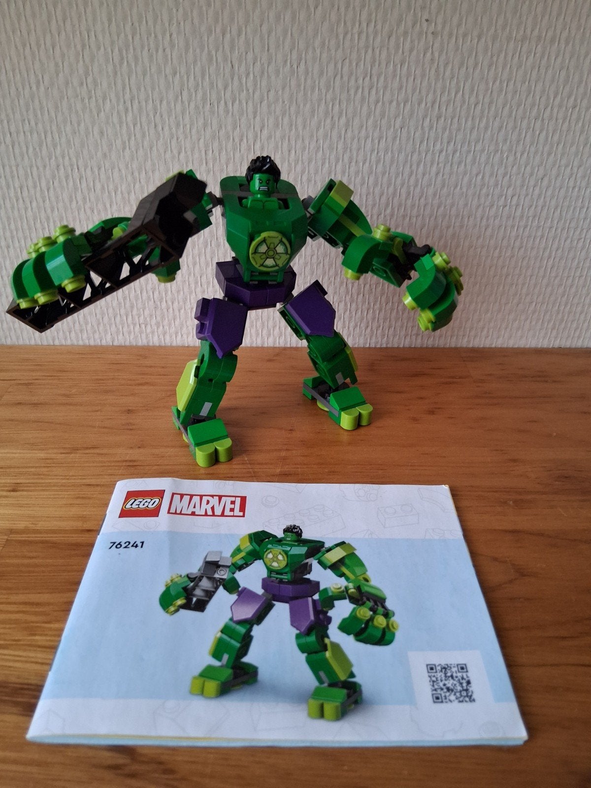 lego marvel hulk mech armor 76241 complete set + boekje zgan, Kinderen en Baby's, Speelgoed | Duplo en Lego, Marvel, Lego, Ophalen of Verzenden