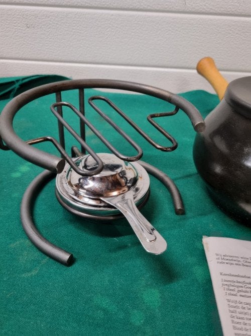 fondueset  apollo zwart, Ophalen of Verzenden, 'T Olde Gre-j, Info@toldegrej.nl, Endepoelstraat 20f Didam