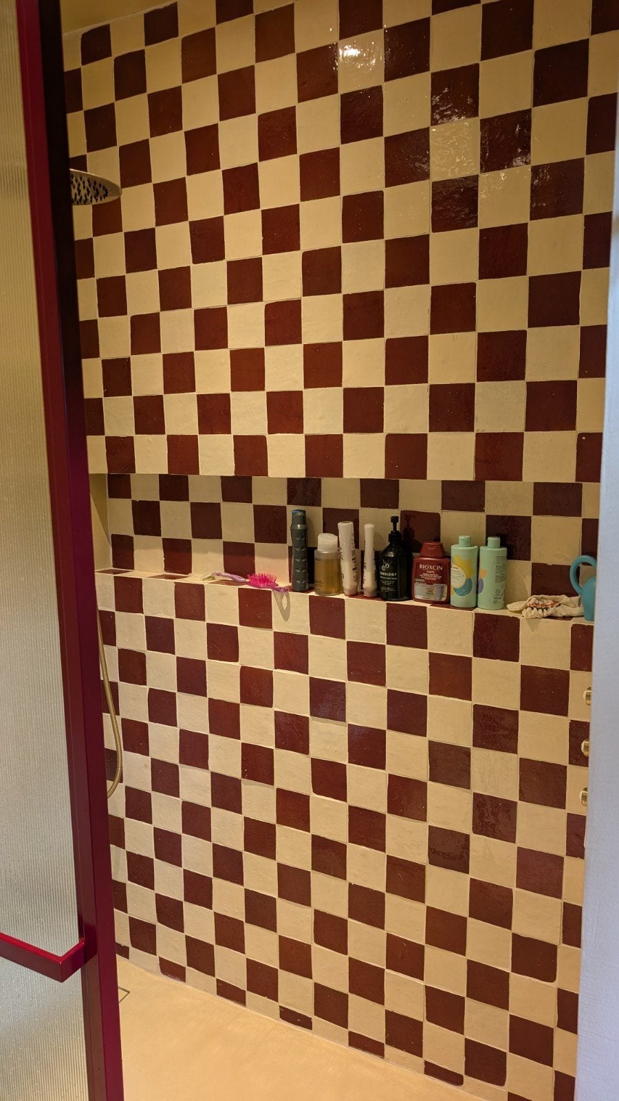 Zelliches Alhambra tegel 100*wit 100*rood 2m2, Doe-het-zelf en Verbouw, Tegels, Ophalen, 60 cm of meer, Nieuw, Minder dan 20 cm