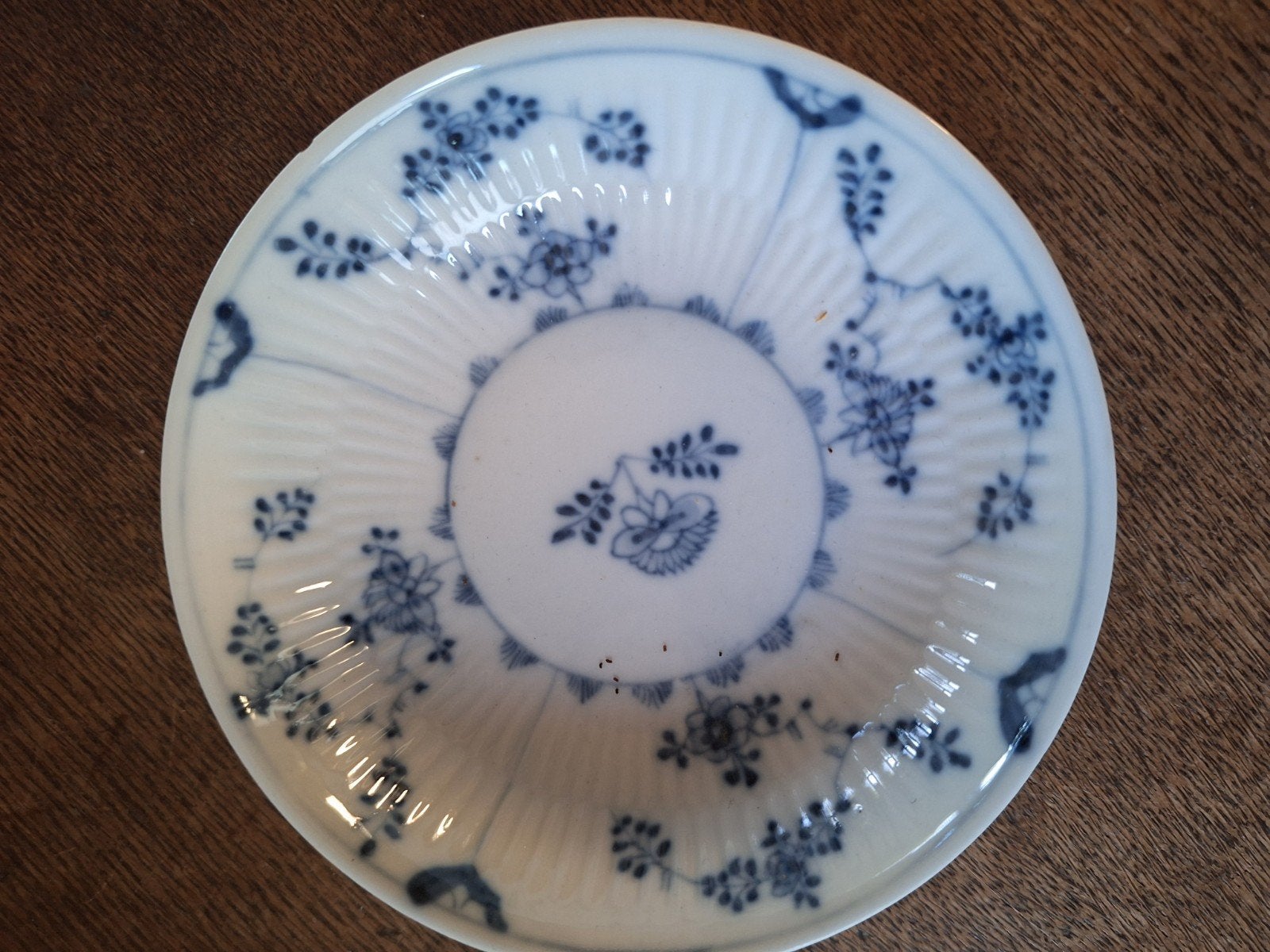 Origineel Meissen antiek schoteltje – Strohblumenmuster, Antiek en Kunst, Antiek | Porselein, Ophalen of Verzenden
