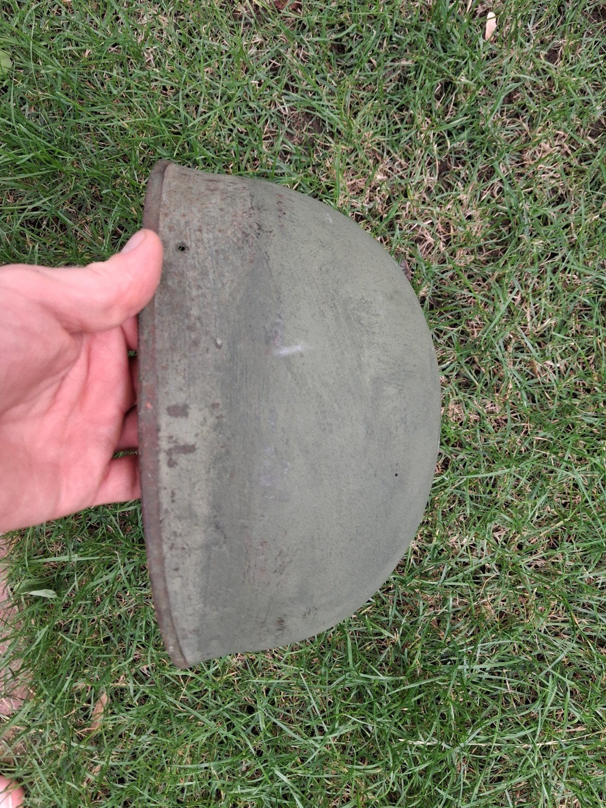 ww2 britse helm, Verzamelen, Ophalen of Verzenden, Engeland, Helm of Baret