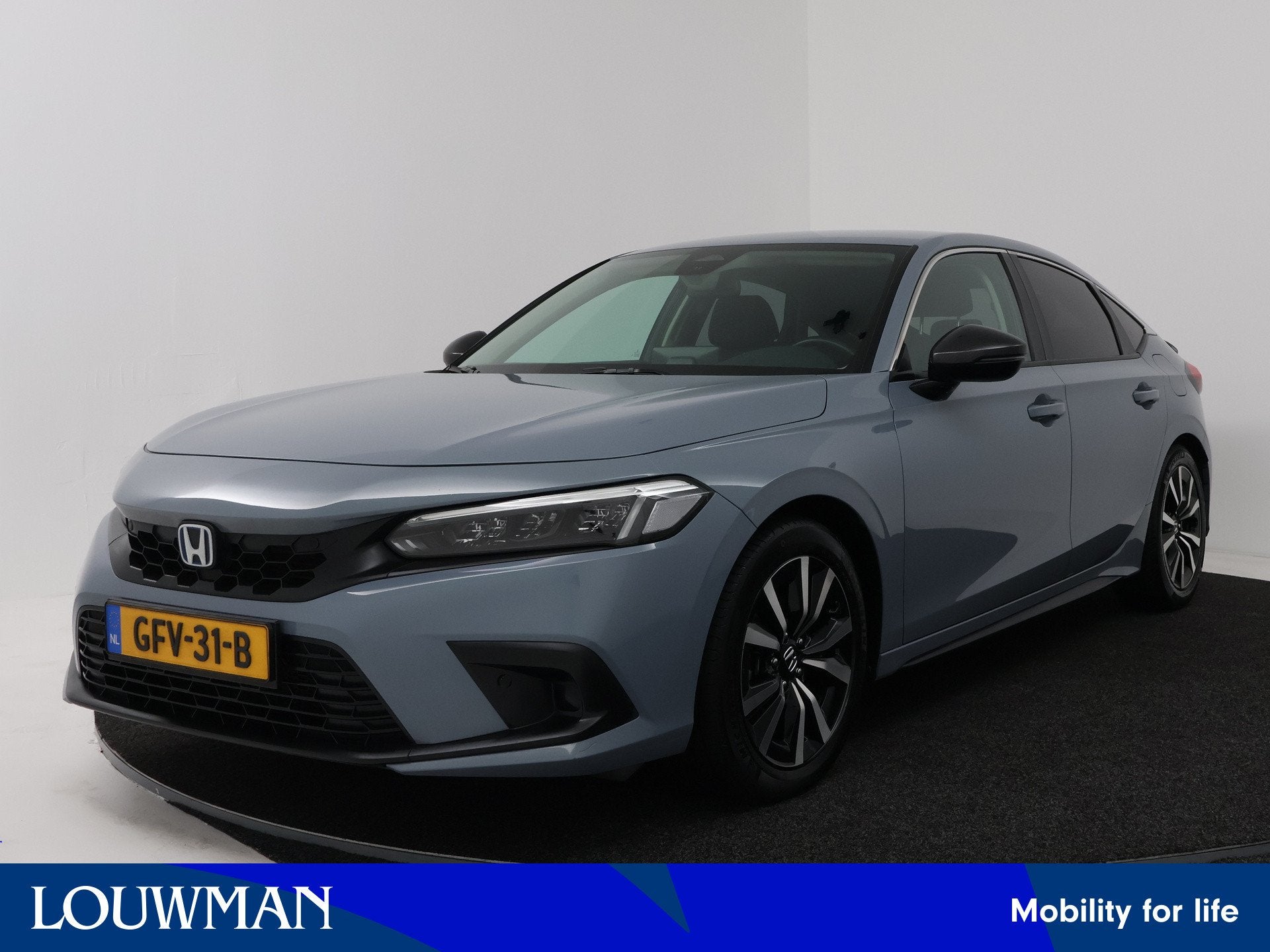 Honda Civic 2.0 e:HEV Elegance | Origineel NL! | Navigatie |, Stof, Gebruikt, 4 cilinders, Automatische klimaatregeling