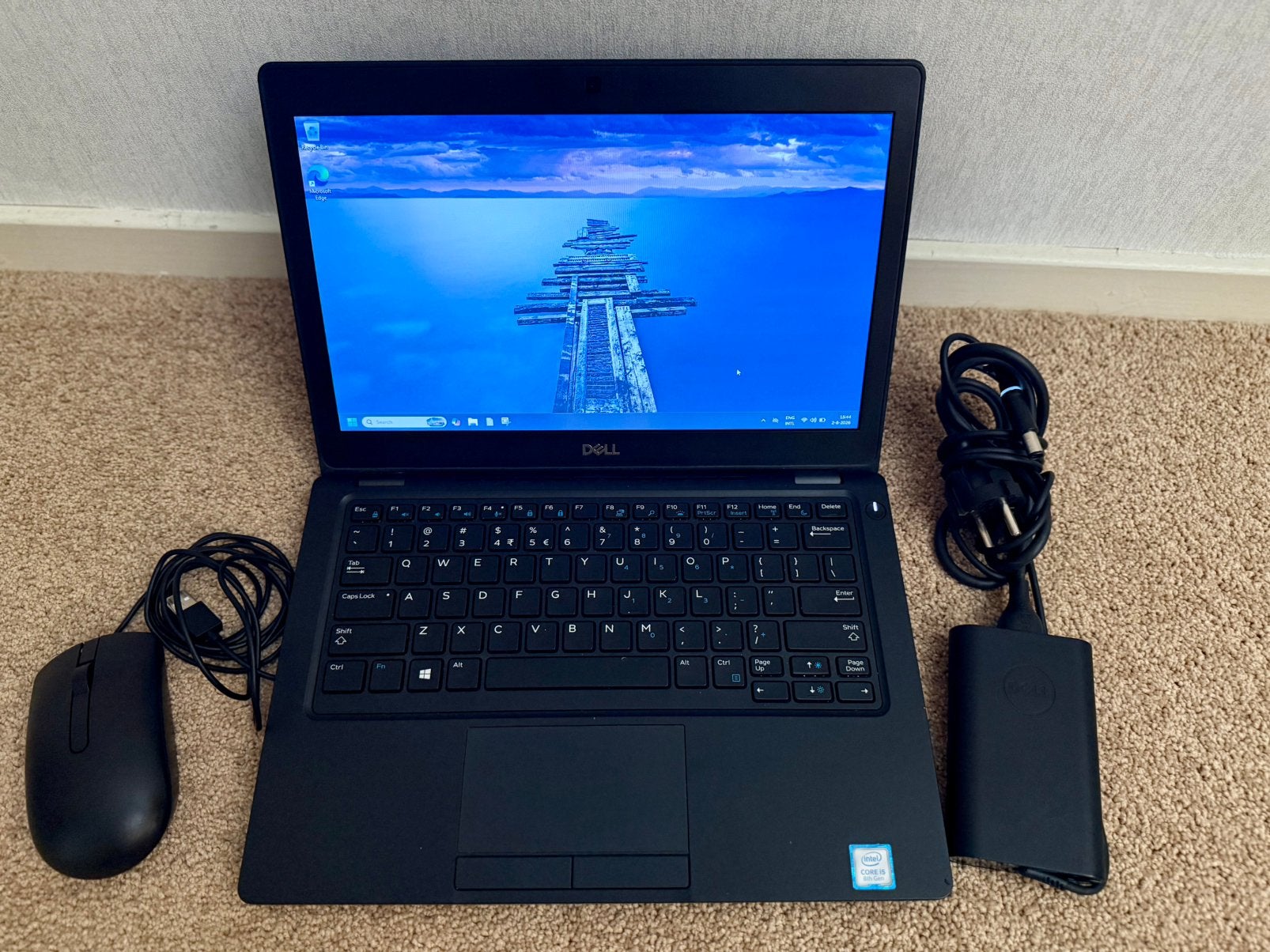 Laptop Dell Latitude 5290, Ophalen, Gebruikt, Qwerty, 8 GB