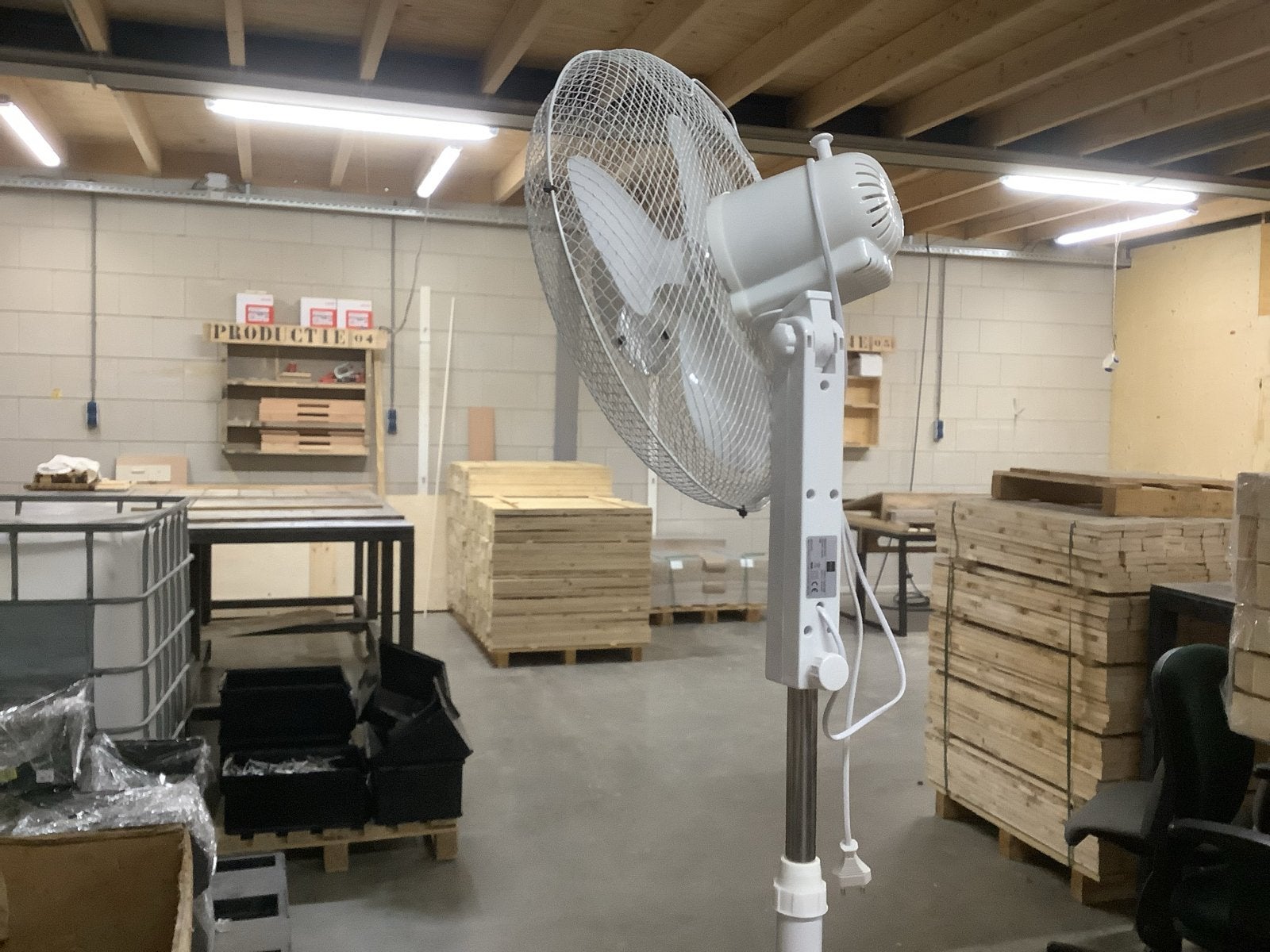 Staande Ventilator - Zo goed als nieuw, Witgoed en Apparatuur, Ophalen of Verzenden, Zo goed als nieuw, Statiefventilator