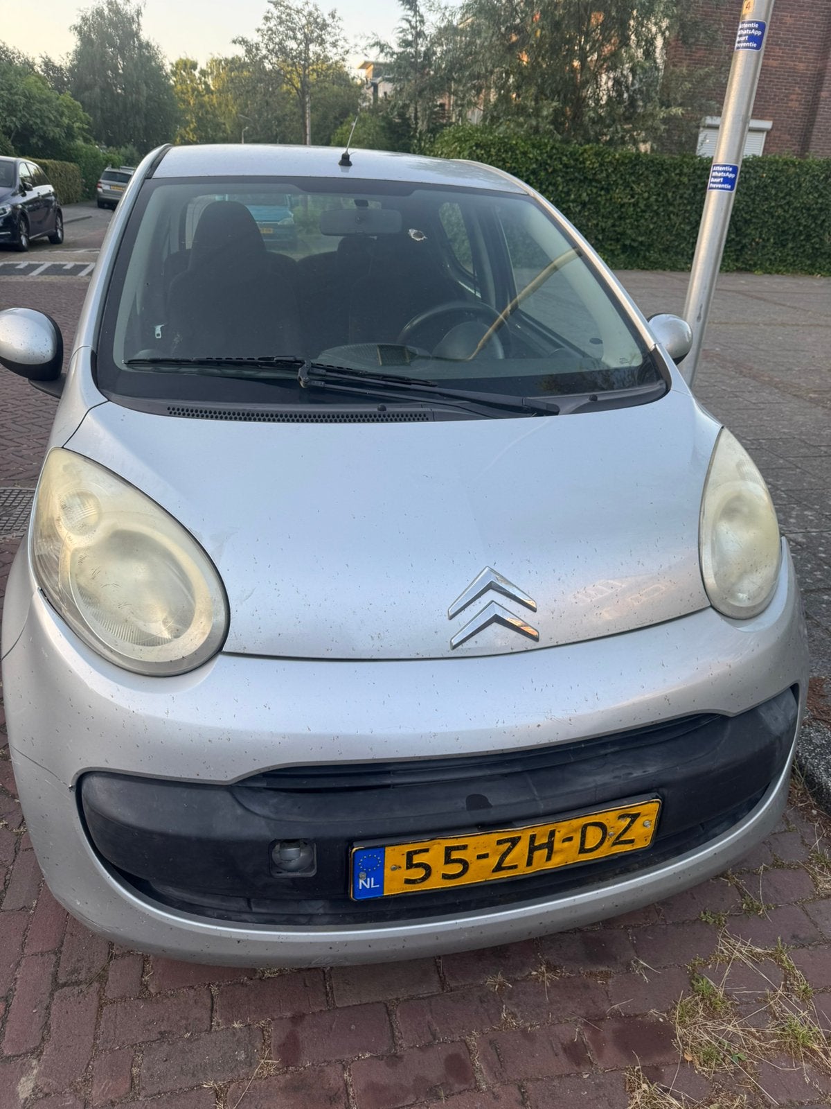 Citroën C1 1.0 5-DRS Sensodrive 2008 Grijs, Auto's, Zwart, 4 stoelen, C1, 68 pk