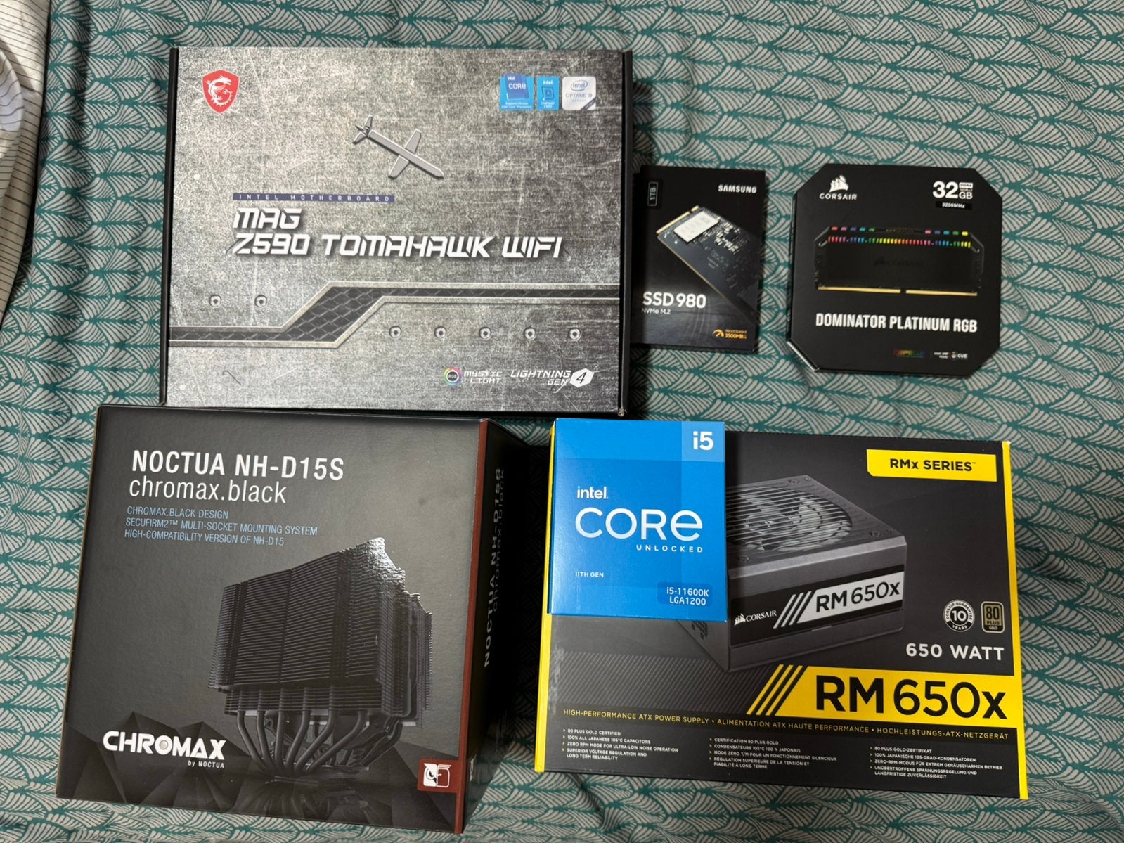 PC Asus Pro Art case + Intel 11600k + 32GB DDR4+ 1TB SSD, Ophalen, Zo goed als nieuw, 4 Ghz of meer