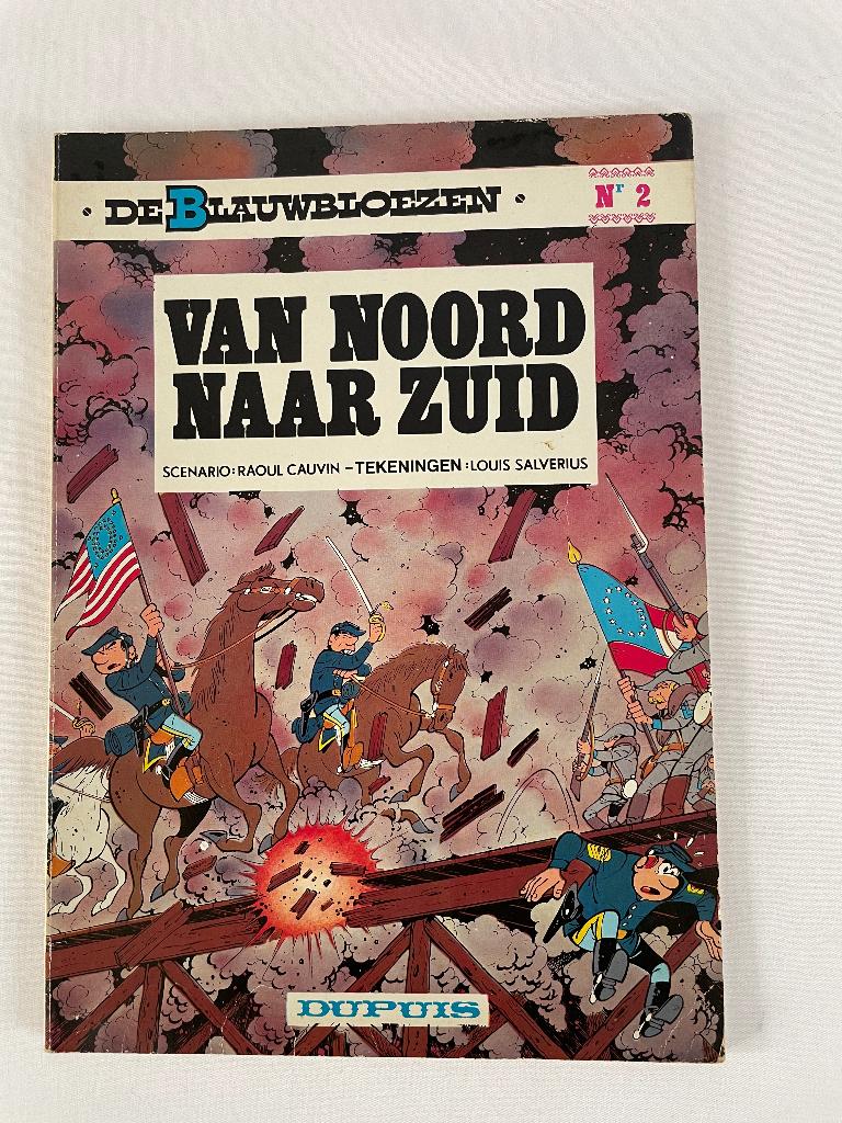 De Blauwbloezen - Van Noord naar Zuid. Nr.2, Eén stripboek, Ophalen of Verzenden, Gelezen