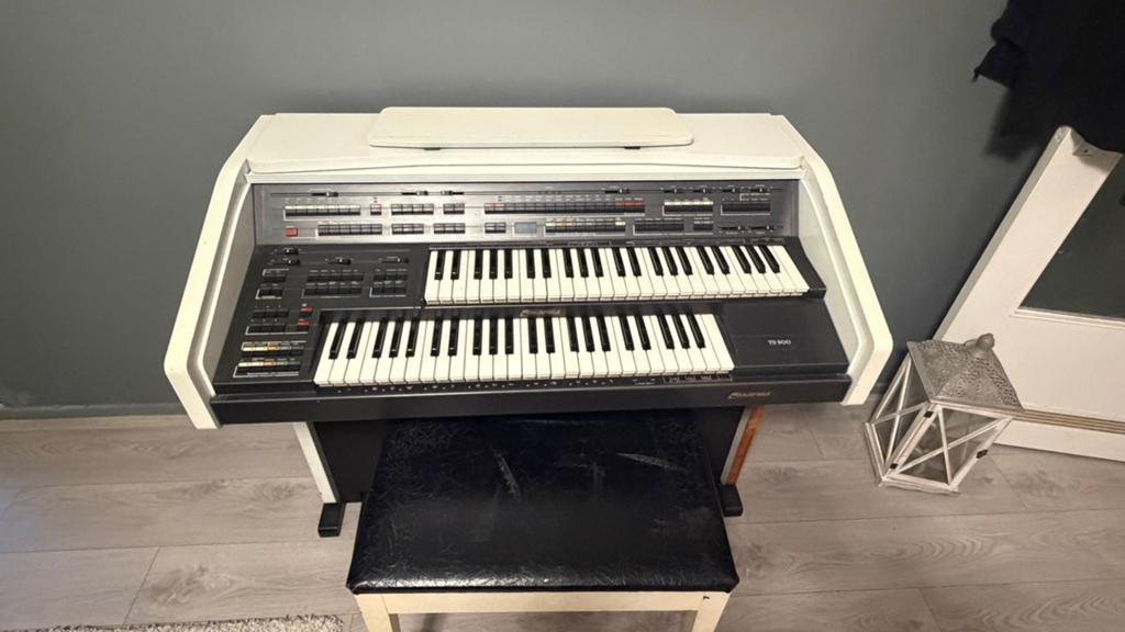 Eagle Elektrisch Orgel – Vintage Keyboard met Bankje, Muziek en Instrumenten, Orgels, Ophalen of Verzenden