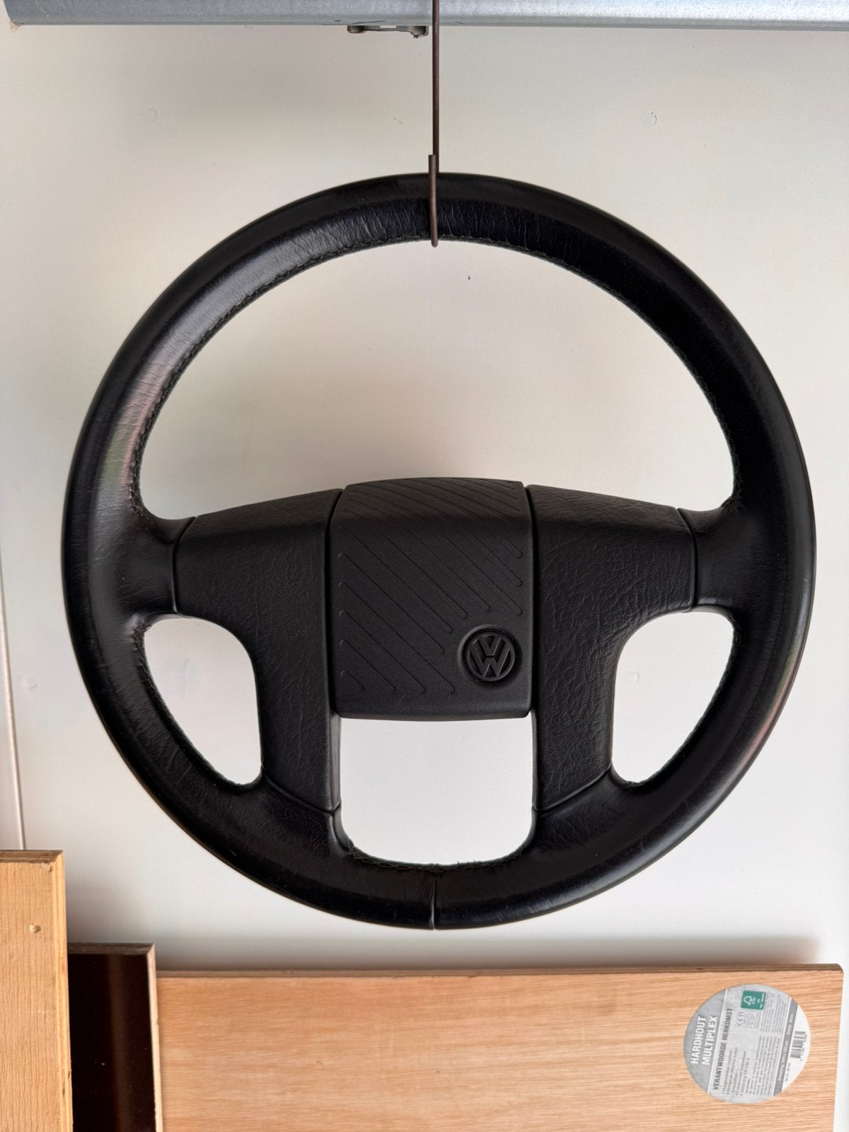 Lederen stuurwiel VW Golf G60 / en Cabriolet Classicline, Ophalen of Verzenden, Gebruikt, Volkswagen