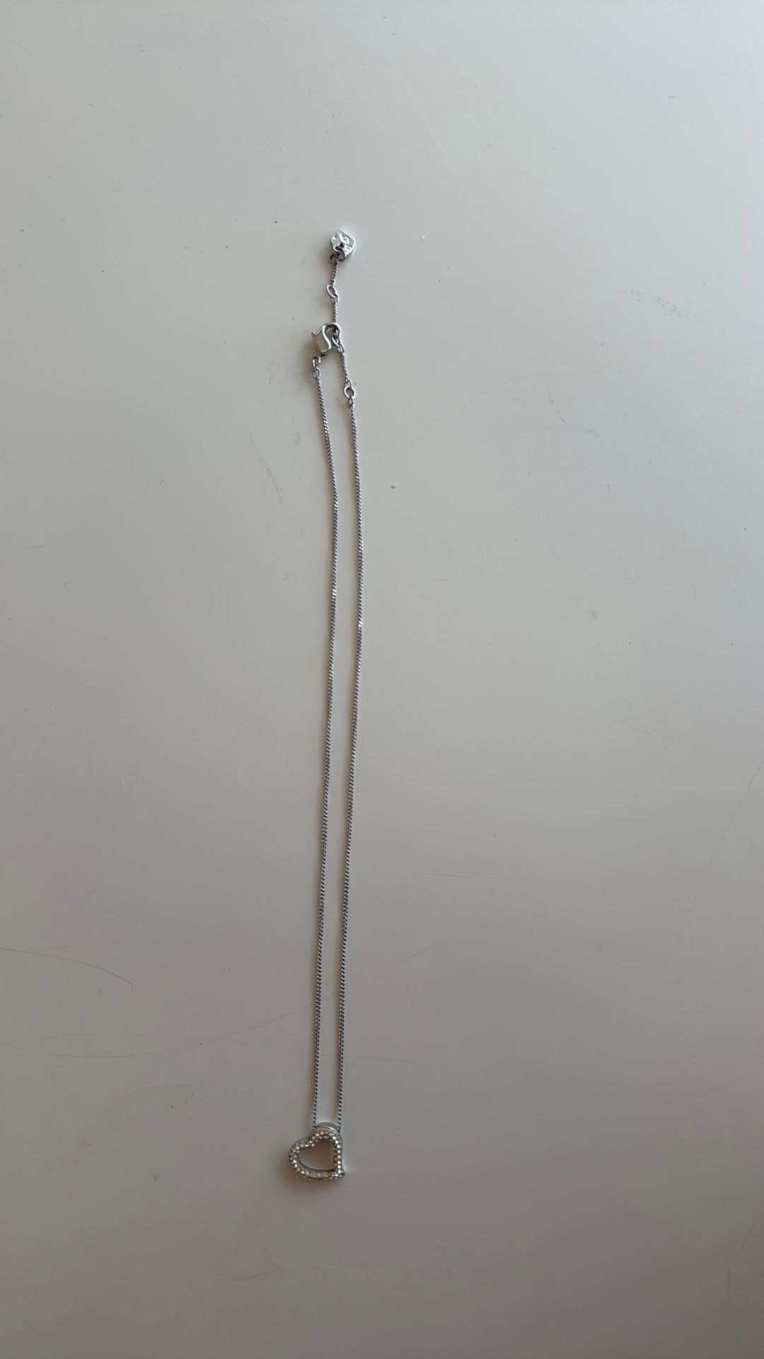 Swarovski ketting, Ophalen, Met hanger, Zo goed als nieuw, Zilver