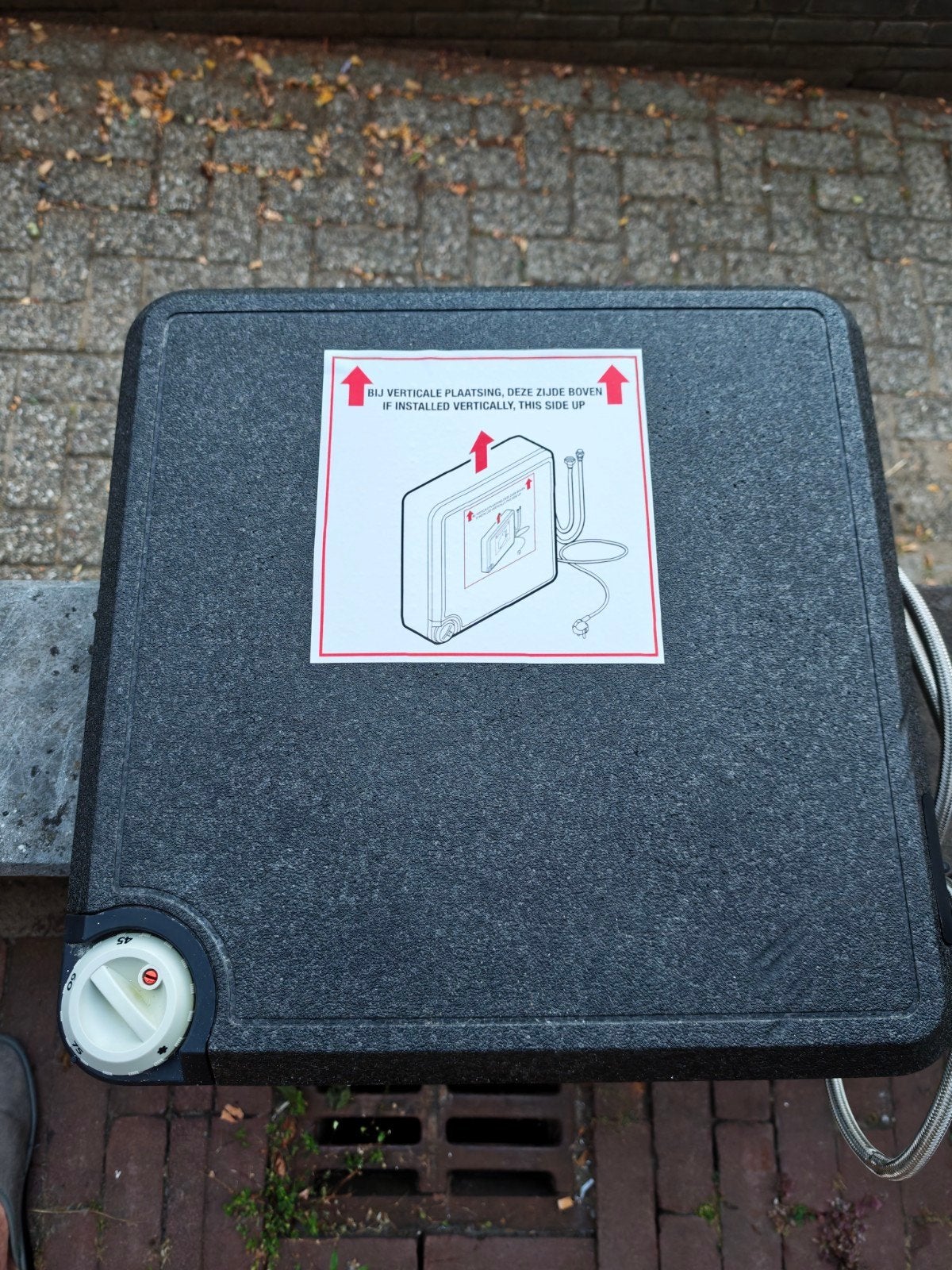 Inventum Q10 modesto plintboiler 10 liter, Minder dan 20 liter, Ophalen of Verzenden, Boiler, Minder dan 3 jaar oud