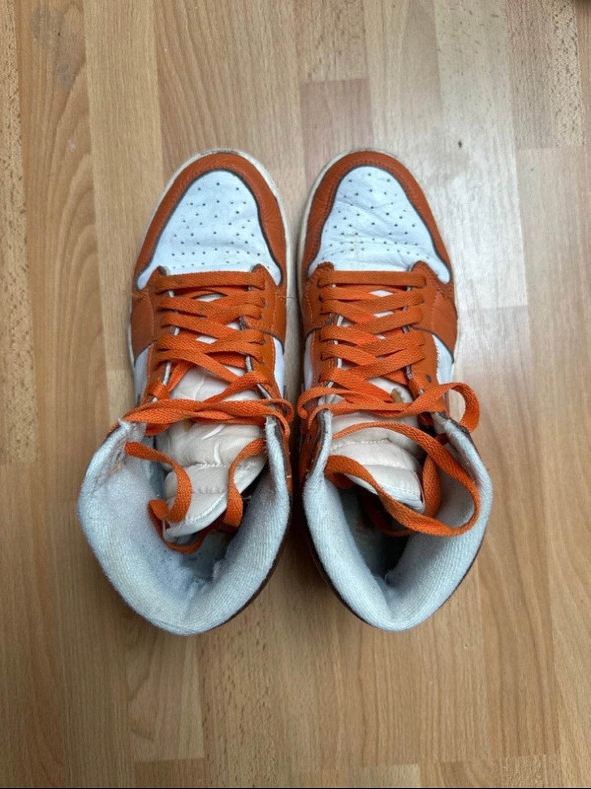 Nike Air Jordan 1 High Retro Starfish, Verzenden, Gedragen, Oranje, Sneakers of Gympen