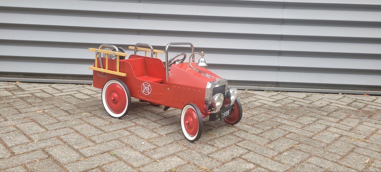 Marquant Vintage Brandweer Trapauto, Ophalen, Zo goed als nieuw