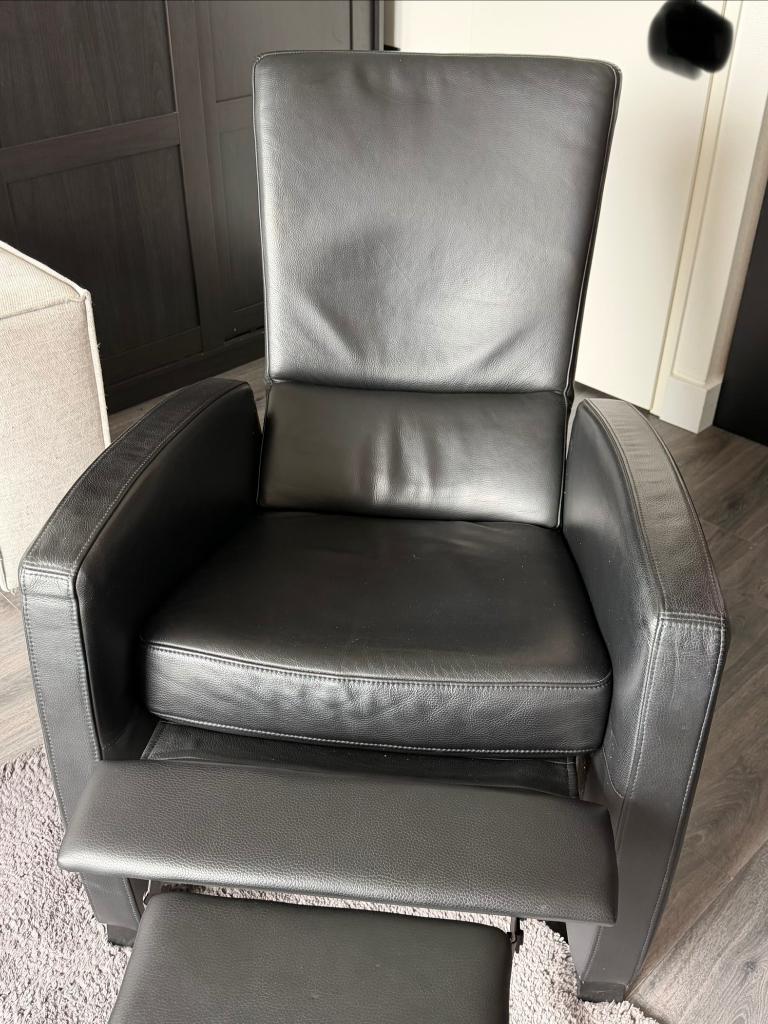 Relax Fauteuil, Huis en Inrichting, Fauteuils, Ophalen, Gebruikt, 50 tot 75 cm, Leer